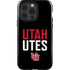 University of Utah Interlocking U iPhone 15 Pro Impact Case